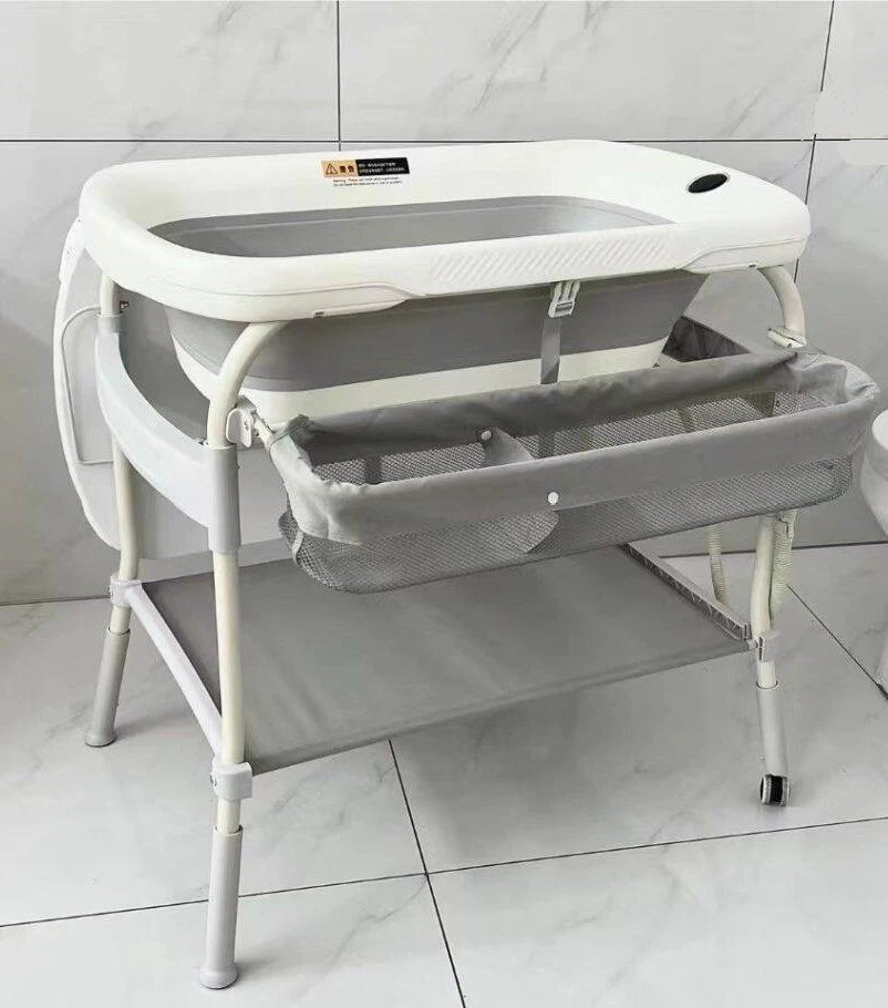 BABY BATH & CHANGING TABLE W TEMPERATURE SENSOR