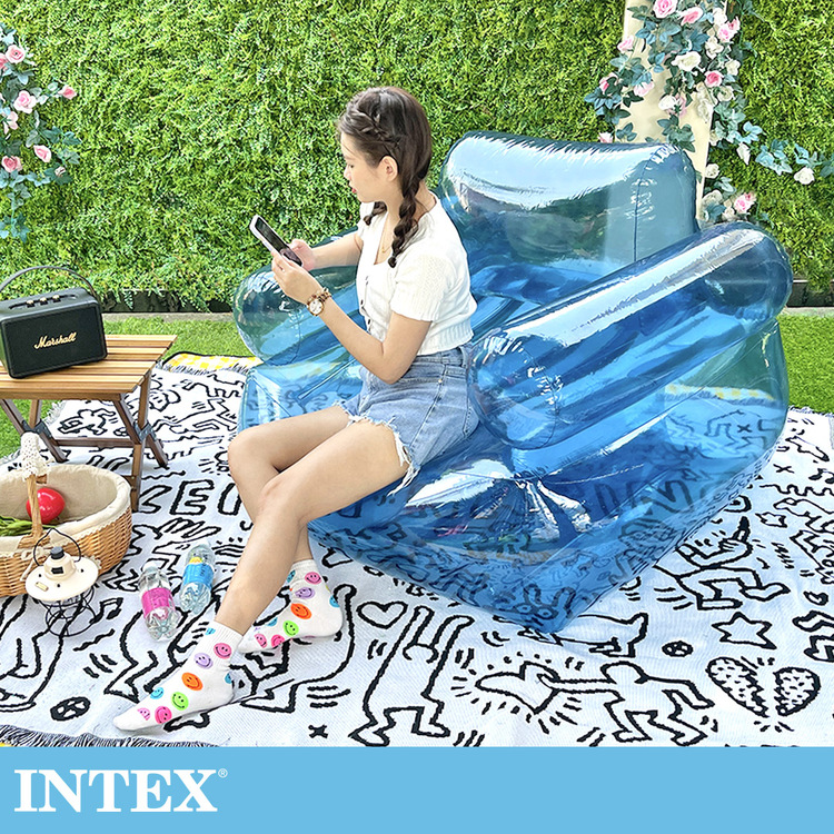 Intex Inflatable Blue Armchair - 66503
