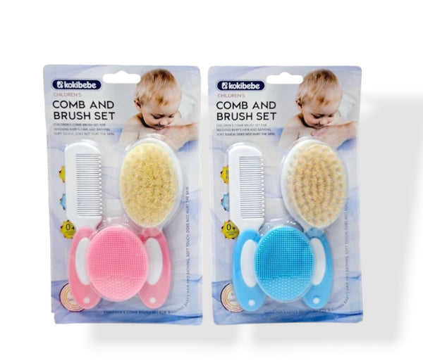 BABY COMB AND BRUSH SET