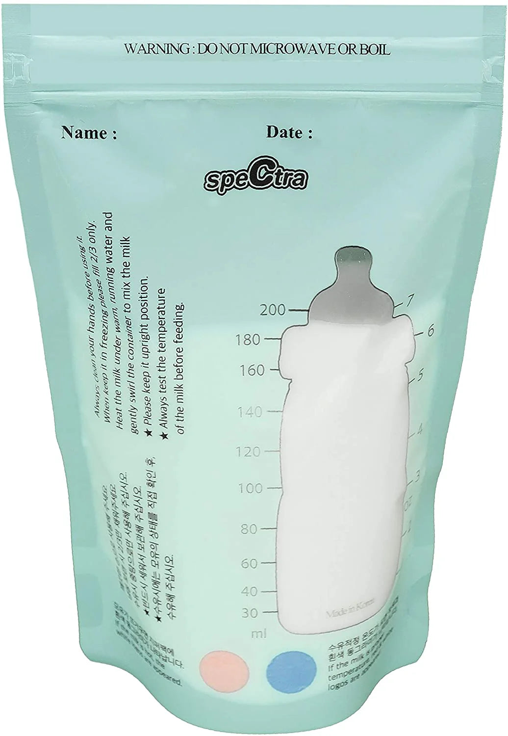 Disposable Breast Milk Storage Bags - 30 pcs