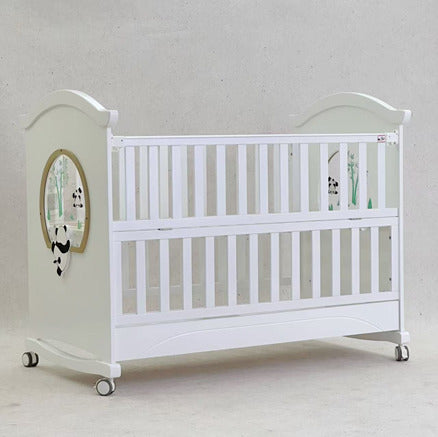 BABY WOODEN COT WHITE
