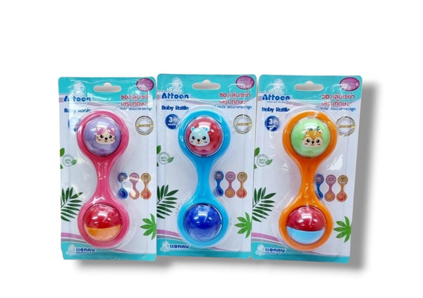 BABY ANIMAL HAND RATTLE