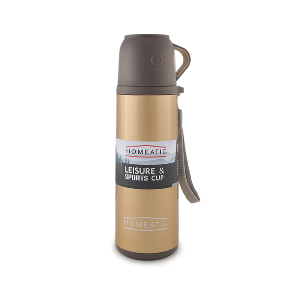 HOMEATIC STEEL WATER BOTTLE 500 ML- HKD-597