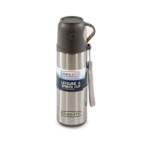 HOMEATIC STEEL WATER BOTTLE 500 ML- HKD-597