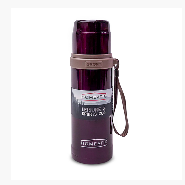 HOMEATIC STEEL WATER BOTTLE 600 ML- HKD-596