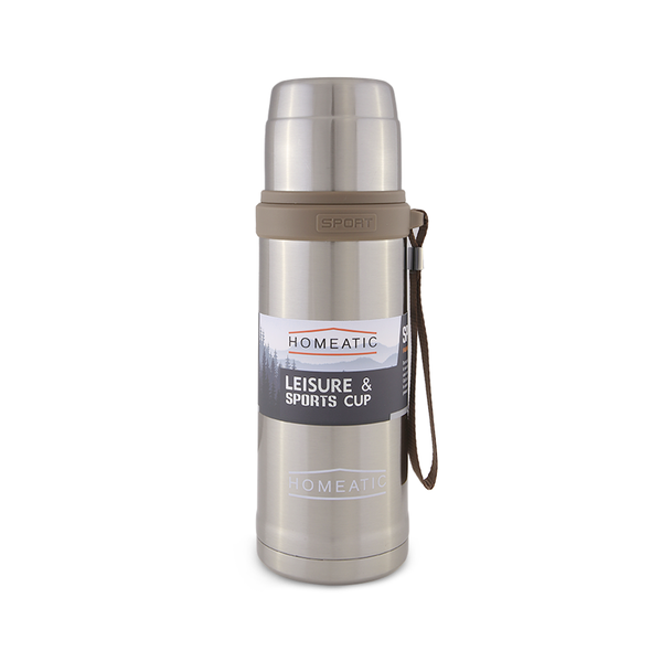 HOMEATIC STEEL WATER BOTTLE 600 ML- HKD-596