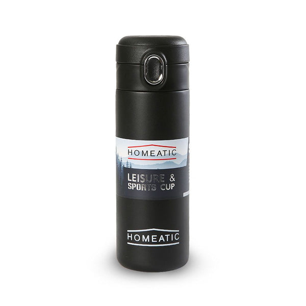 HOMEATIC STEEL WATER BOTTLE 400 ML - HKD-8003