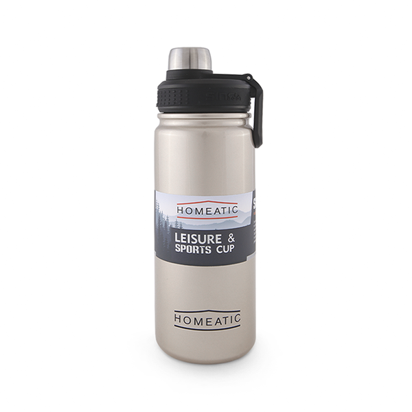 HOMEATIC STEEL WATER BOTTLE 650 ML - HKD-859