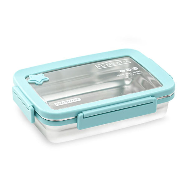 HOMEATIC STAINLESS STEEL LUNCH BOX 900ML - HMT-001