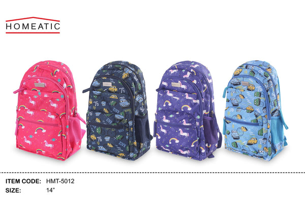 HOMEATIC SCHOOL BAG 14" - HMT-5012