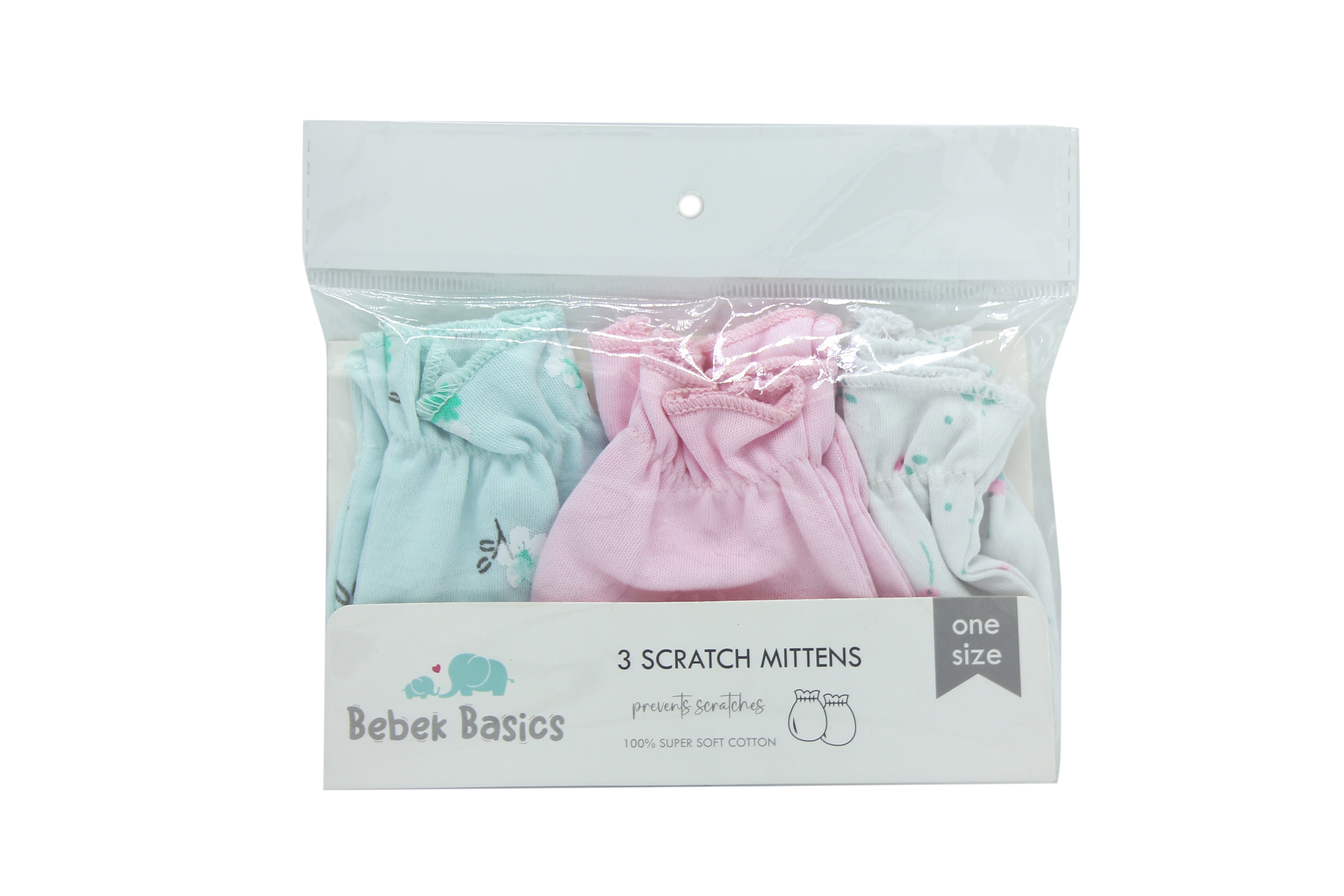 BABY SCRATCH MITTENS PACK 3  - 31746