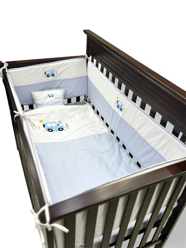 COMFY STRIPED JEEP COT BEDDING SET