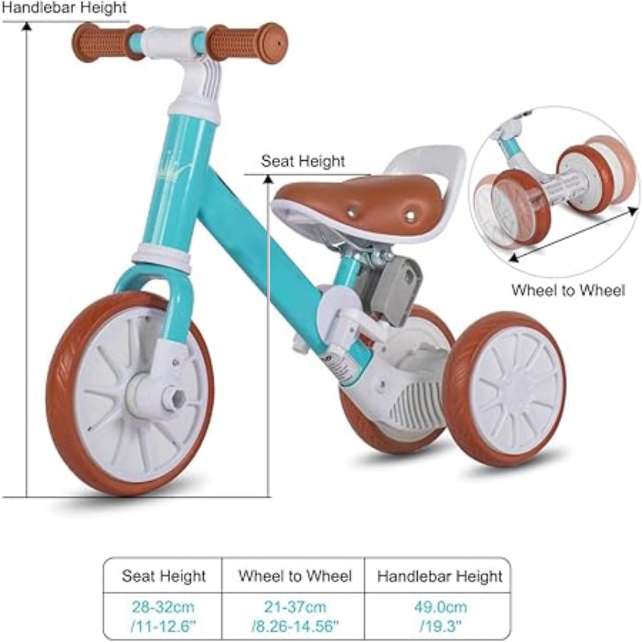 KIDS 2 IN 1 TRI-CYCLE - 32284