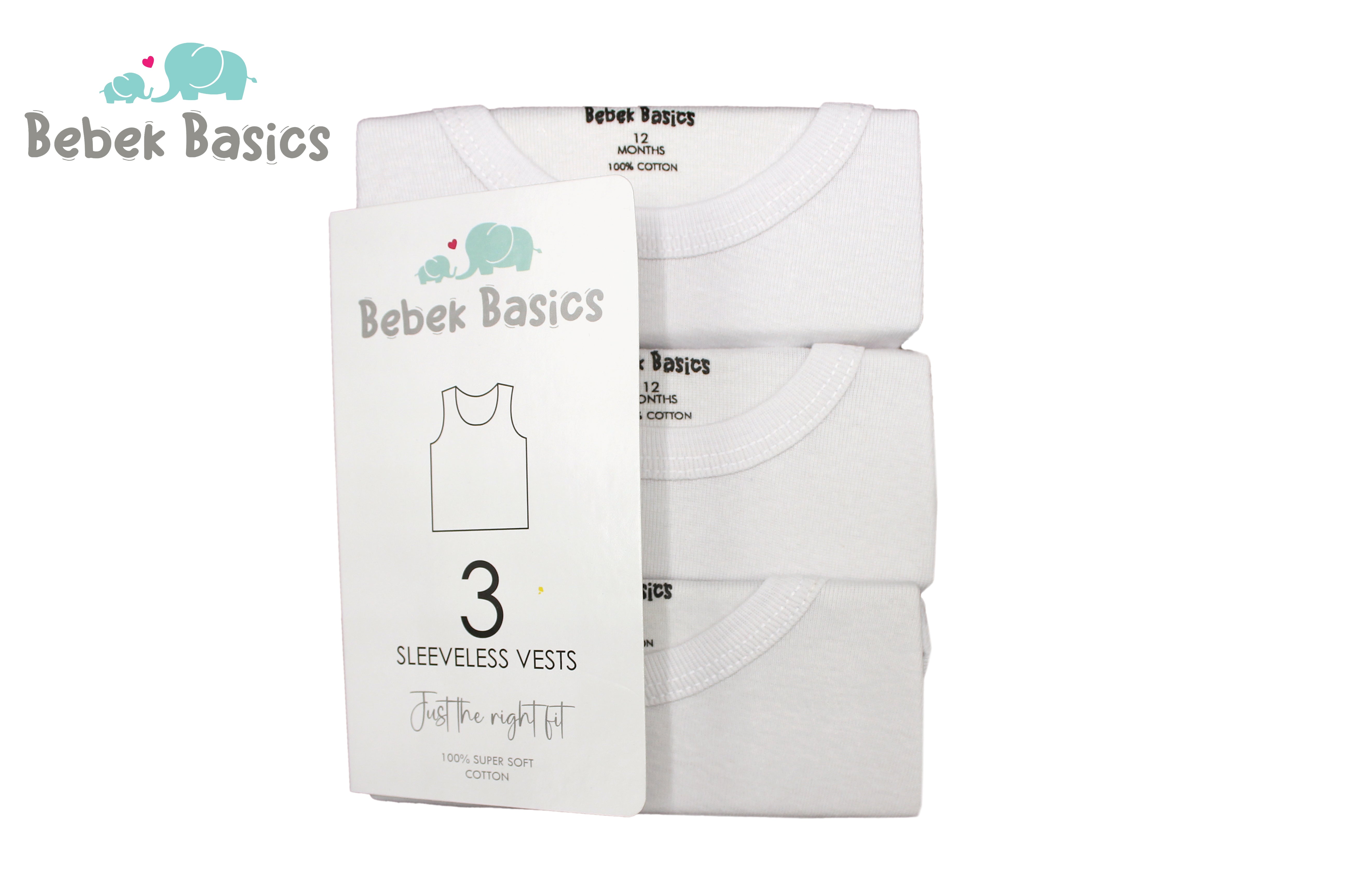 SLEEVELESS VESTS PACK OF 3 - 29734
