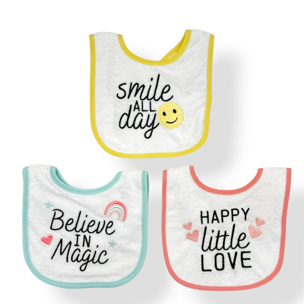 BABY BIBS PACK 3