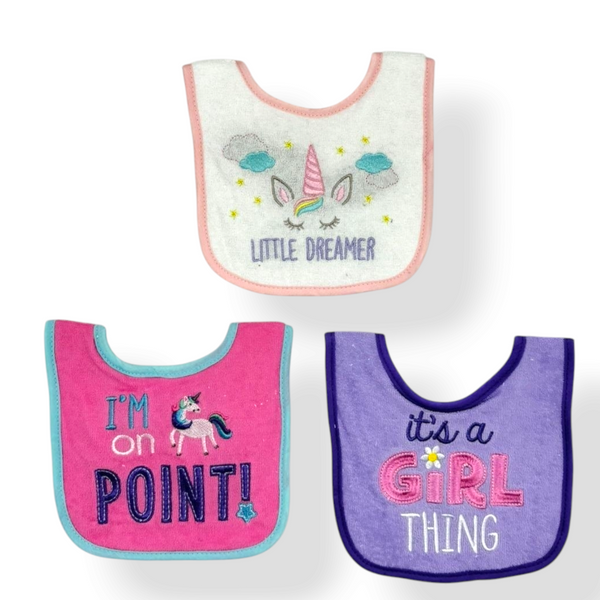 BABY BIBS PACK 3