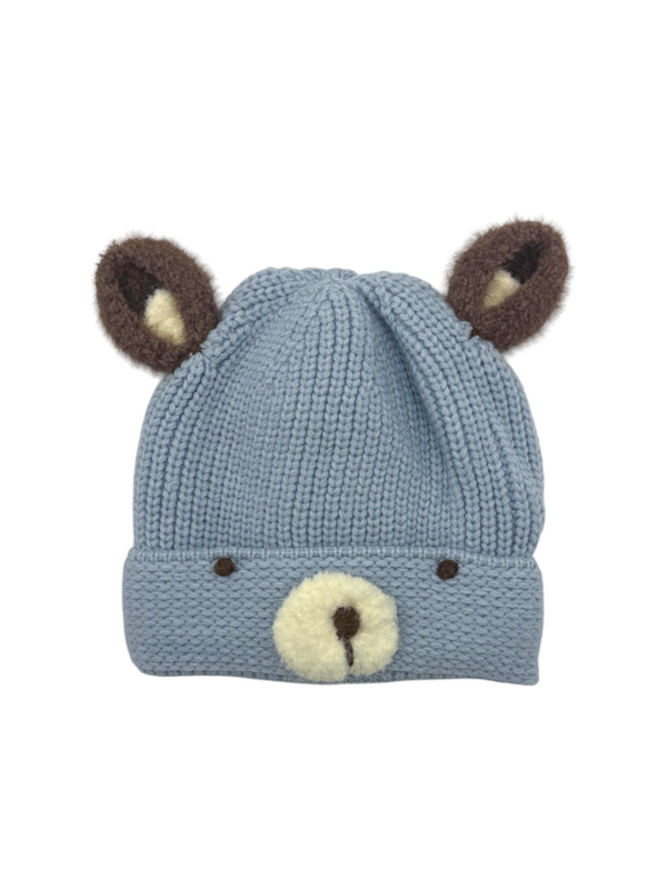 BABY WOOLEN BEAR CAP