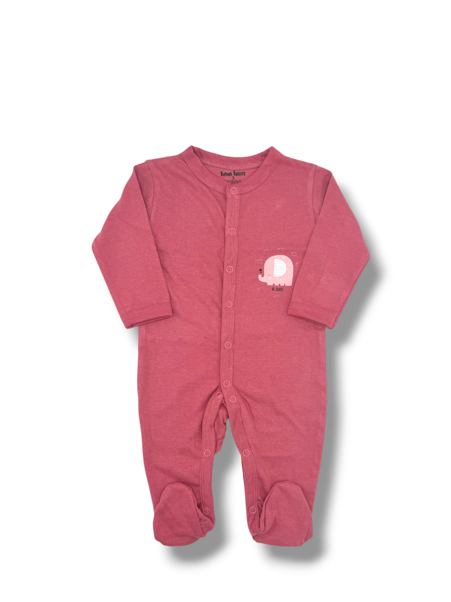 BABY COZY CLOSE FEET ROMPERS PACK 3