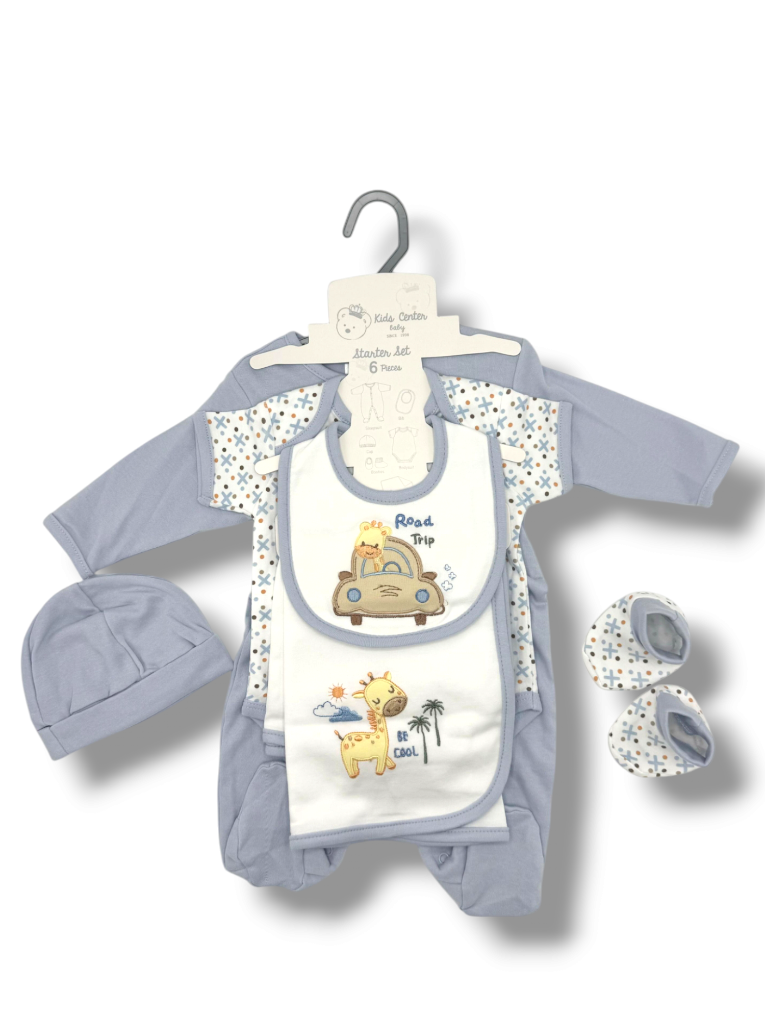 BABY GIRAFFE SNUGGLY 6 PCS SET