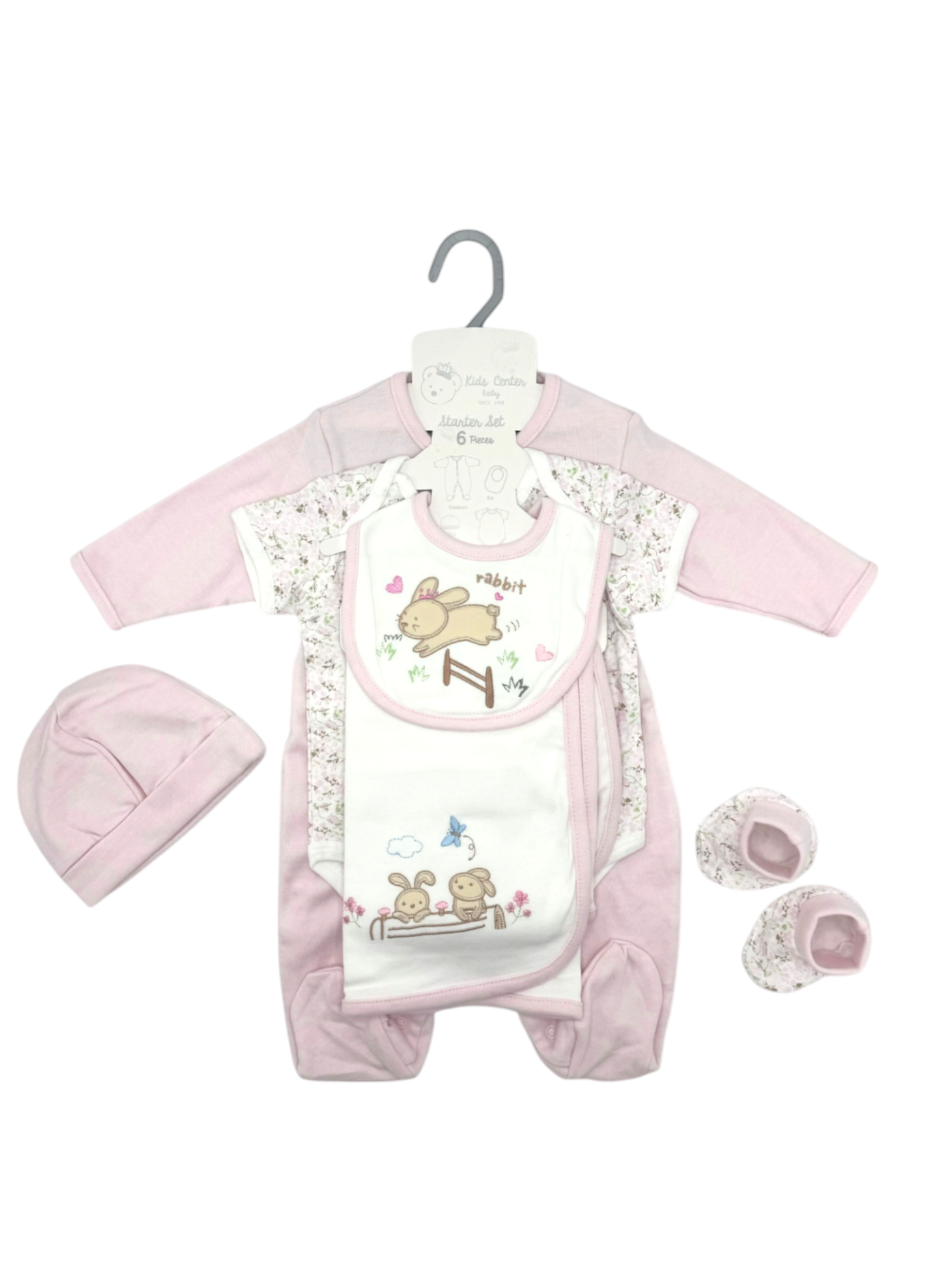 BABY BUNNY SNUGGLY 6 PCS SET