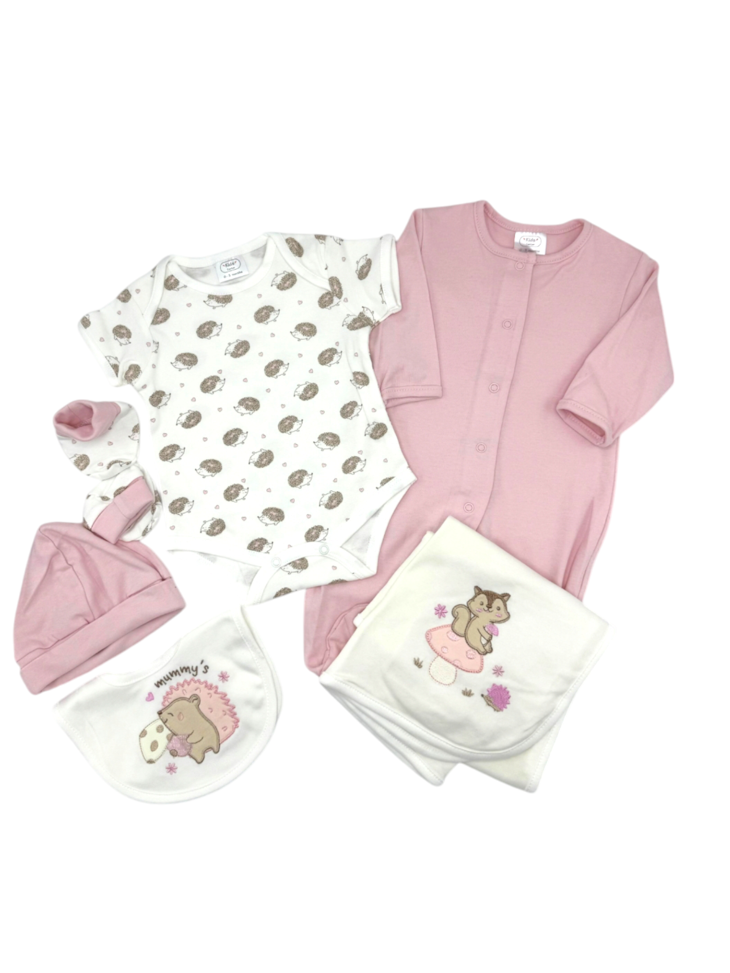 BABY HAPPY SQUIRREL SNUGGLY 6 PCS SET