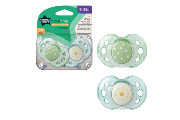 18-36M Night Time Pacifier Pack 2 Tommee Tippee - TT 533473