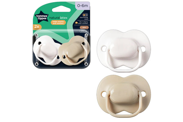 0-6M Cherry Latex Soother Pack 2 Tommee Tippee - TT 433532