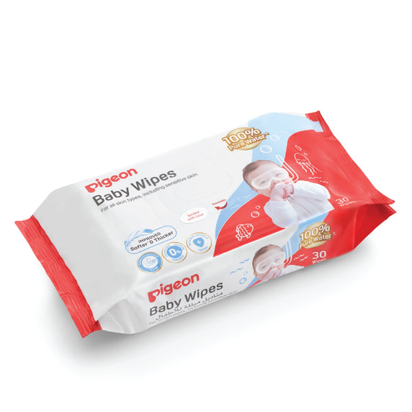 PIGEON BABY WIPES 80 SHEETS 100% PURE - P78102