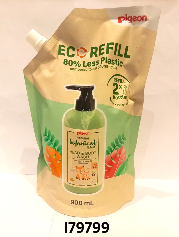 NATURAL BOTANICAL HEAD & BODY WASH REFILL 900ML - I79799