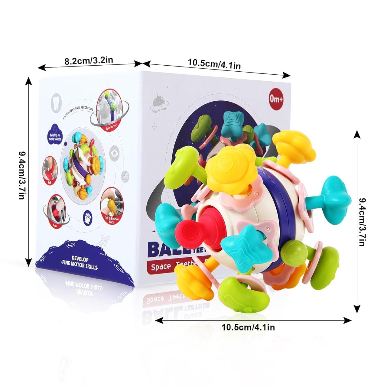 BABY RATTLE & TEETHER BALL - 31795