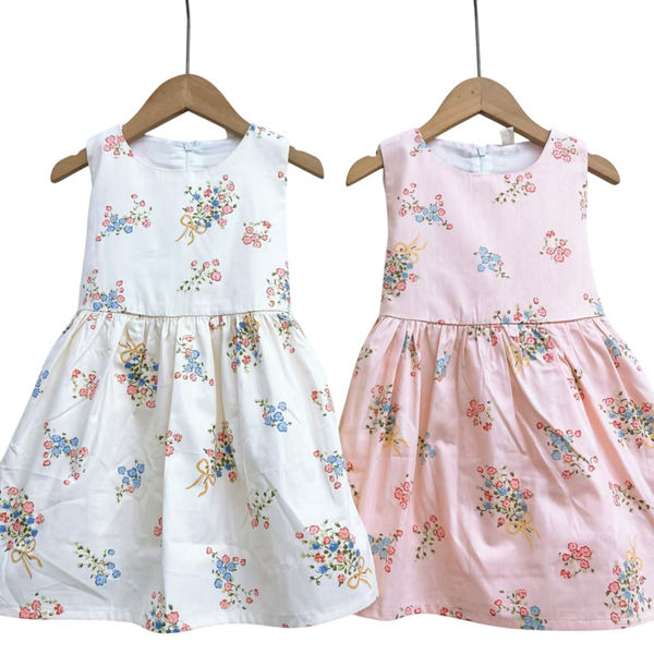 GIRL CASUAL FLORAL COTTON FROCK