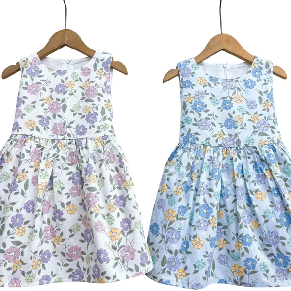 GIRL CASUAL FLORAL COTTON FROCK