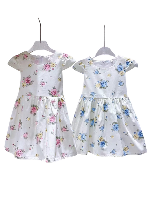 GIRL CASUAL FLORAL COTTON FROCK