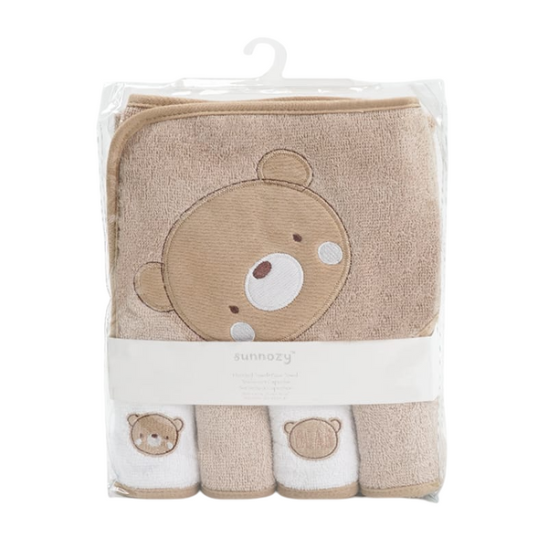 BABY BATH & FACE TOWELS SET