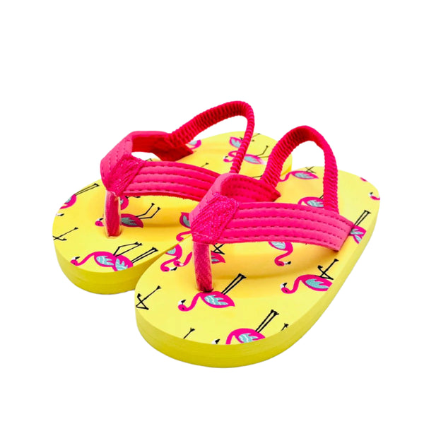 GIRL SOFT FLIP FLOPS FLAMINGO