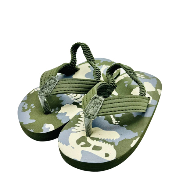 BOY SOFT FLIP FLOPS MILITARY