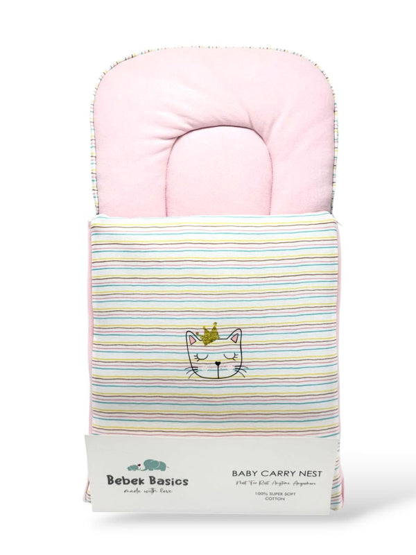 BABY COMFY CAT STRIPED CARRYNEST