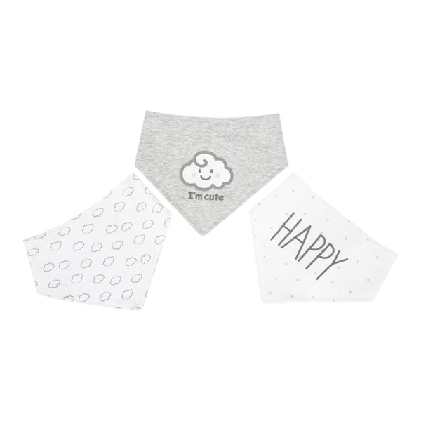 BABY I'M CUTE BANDANA BIBS PACK 3