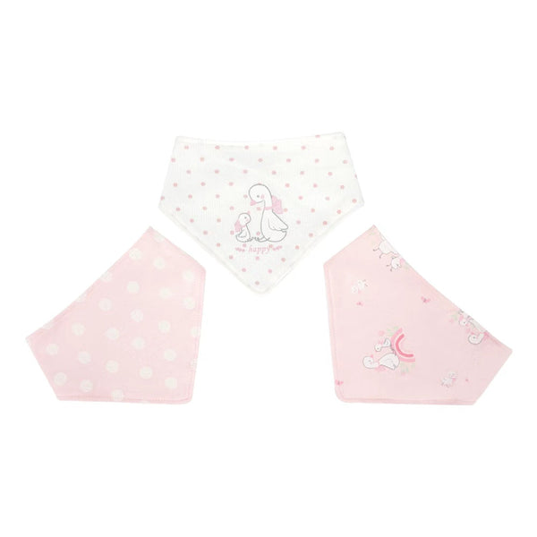 BABY DUCK BANDANA BIBS PACK 3