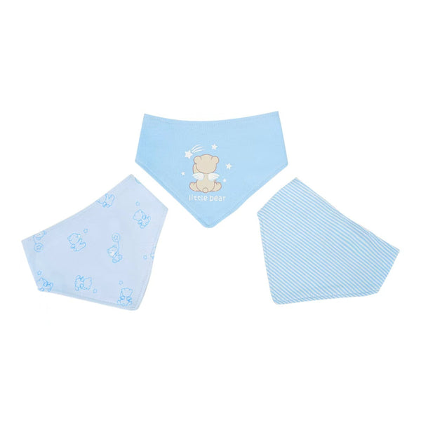 BABY LITTLE BEAR BANDANA BIBS PACK 3