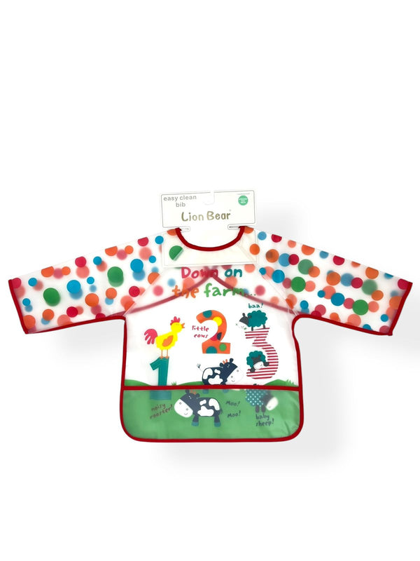 BABY PLASTIC COVERALL BIBS