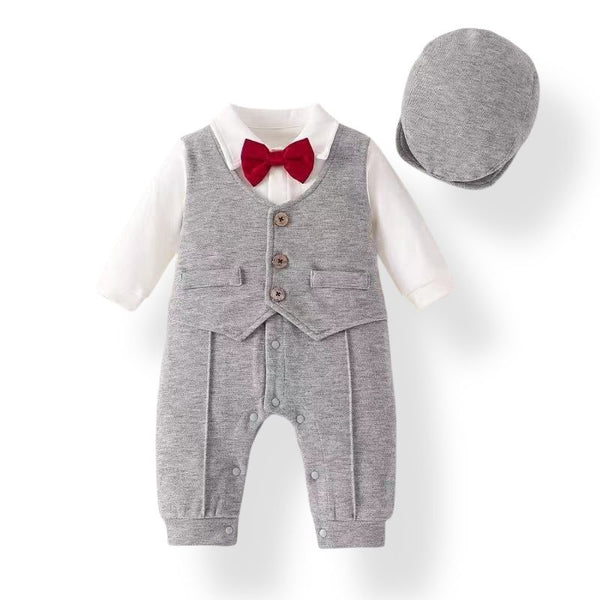 BABY FORMAL ONESIES WITH CAP