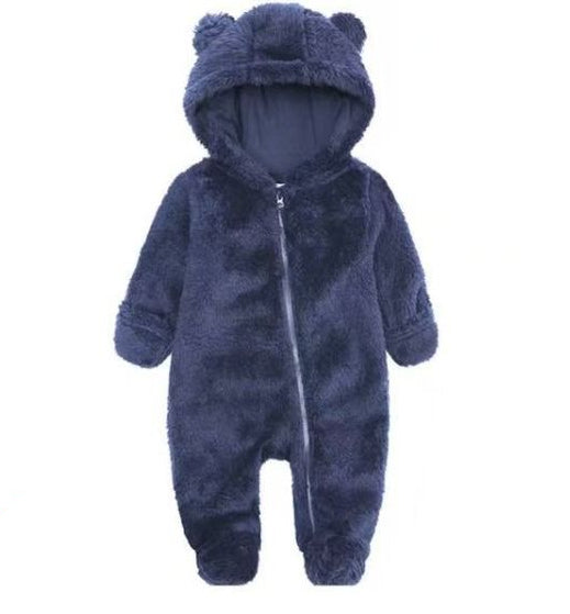 BABY BEAR HOOD WOOLEN ONESIES