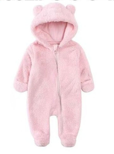 BABY BEAR HOOD WOOLEN ONESIES