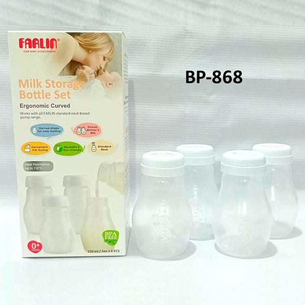 MILK STORAGE BOTTLE 150ML PK-4 - BP-868