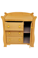 WOODEN CHEST OF DRAWS 3 CLR - 11287