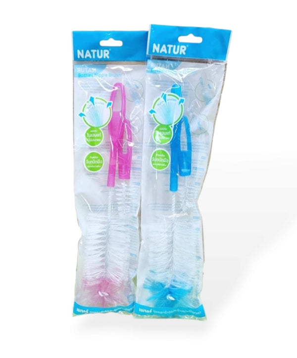 BABY BOTTLE + NIPPLE CLEANING BRUSH