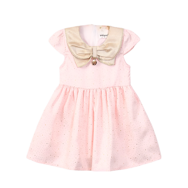 GIRL STYLISH FROCK PINK SPARKLE