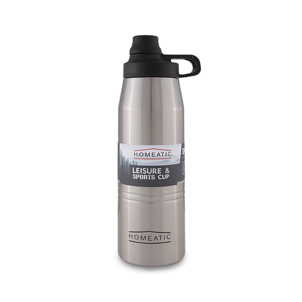 HOMEATIC STEEL WATER BOTTLE 900 ML - HKD-1006