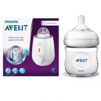 Fast Bottle Warmer + Natural 125ml PK1 Gift Set - SCF355/99